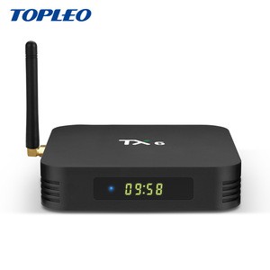 Latest Commercial TX6  Allwinner H6 dual antennas faster communication 4k android custom firmware set top tv box