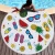 Import latest design colorful ice cream custom printing wholesale turkey beach towel blanket with tassels from China