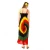 Import Latest design long woman dress tie dye circle casual woman dress beach dress from China