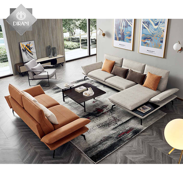 Buy Latest Design Modern Fabric Couch L Shape Corner Sofa Set Living ...