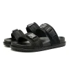 Latest new fashion double buckle beach shoes sandal men wholesale brand