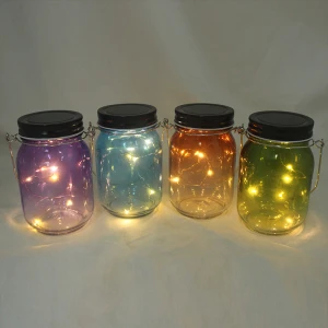 Led Lamp Arts Decoration luminary hang holiday home decoration Lighting Glass fairy fireflies lights