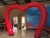 Import LED Red Wedding Decorative Inflatable Heart Arch from China