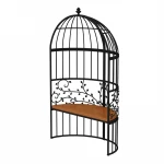Leisure Creative single-person Sofa Chair cafe bar iron half-circle birdcage  floor-to-ceiling back support  floor seats