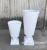 Import LG20170920-3 wedding decoration white fiber glass flower vase tall vase floor flower pot from China