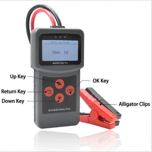Life analysis of inner resistance of motorcycle battery of Automobile Battery Tester Start and stop 12V micro-200 PRO