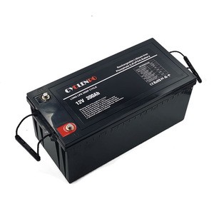 Light Weight LFP 12V 200Ah Lithium Ion Battery 200 Ah For Caravan Golf Trolley And Marine