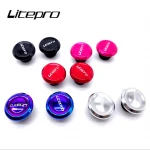 Litepro Road Bike Plastic Handlebar Plug Lightweight MTB Folding Bicycle Handle Bar Grips Plugs Cycling Accessory Parts