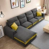 Living Room Fashion Design Popular Corner Sectional Fabric Corner L Shape Sofa CEFS013