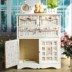 Living Room Kids Storage Cabinet Vintage Wooden Storage Side Cabinet For Clothes