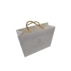 Luxury brand personalised boutique gift packaging paper bag with ribbon small size custom logo paper