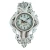 Import Luxury decorative hot art wall clock with pendulum H199 from China