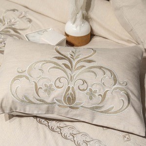 Luxury Design Hotel 100% Cotton embroidery bed sheet Bedding sets