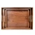 Import Luxury dining table desktop organize food serving wood trays home decor walnut from China