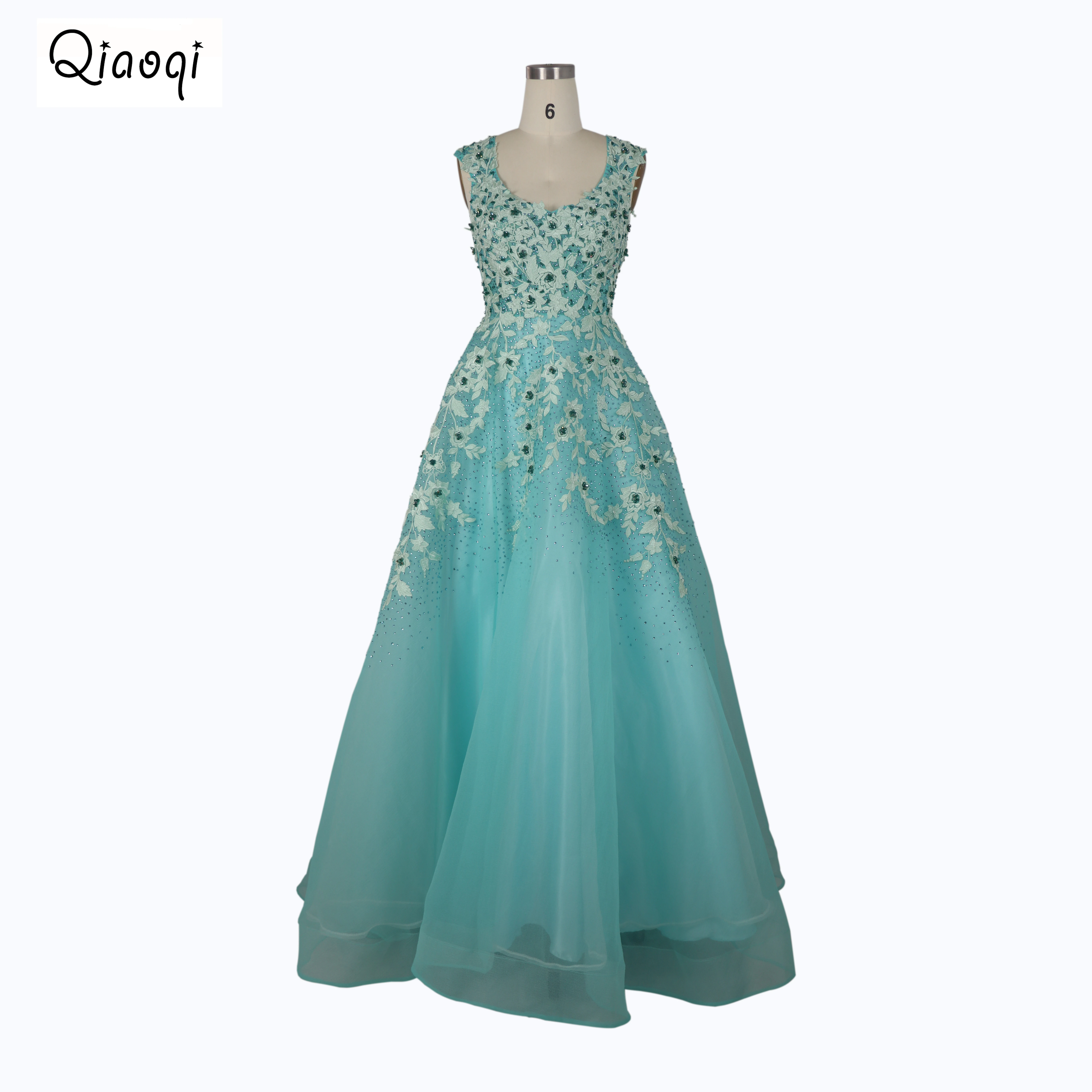 Luxury heavy beaded evening dresses embroidered prom dress women