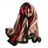 Luxury new design 100% silk scarves ladies silk scarf for women