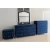 Import Luxury Upholstered Velvet Bed Frame Modern Bedroom Furniture Set In Blue King Size Bed With Storage from China