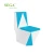 Import M-9020-8 Bathroom sets one piece toilet bowl on sale with squatting pan Wc colored toilets for woman from China