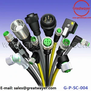 made in China ip68 M12 computer cable connectors