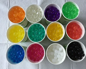 Magic gel ball Water beads Crystal soil Sap Crystal Soil for plants and Decoration Magic gel