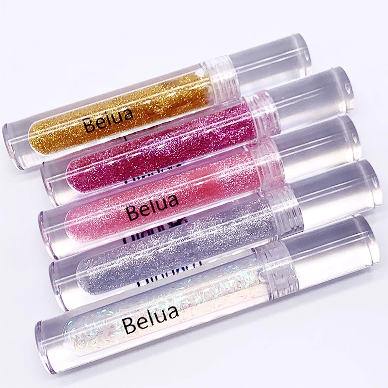 Makeup Wholesale Cosmetic No Brand Pigmented Lipgloss High Shiny Shimmer Pearl Glitter Lip Gloss