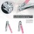 Import Manicure Set Nail Clippers Kit Pedicure Care Tools- Stainless Steel Men and Women Grooming Kit 18Pcs, Pink Ripple Leather Case from China