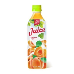 Manufactory Apricot fruit juice soft drink 500ml bottle