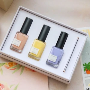 Manufacturer custom logo gel nail polish oil set paper board packaging gift boxes