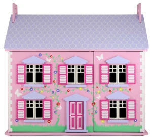 Manufacturer directly supply wooden toy Doll house