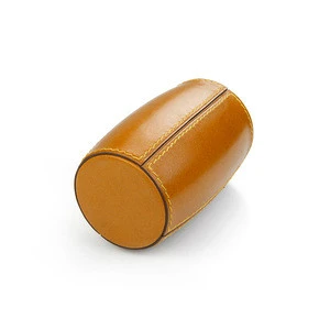 Manufacturer High Quality Portable Real Leather Toothpick Holder