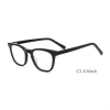 Manufacturer Hot New Customized Acetate with Spring Hinge Eyeglasses for Children Myopia