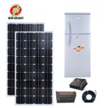Manufacturer Solar powered DC 12V 275L solar refrigerators, solar power fridge