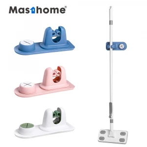 Masthome Amazon Hot Selling Household Plastic Hanger Sticky Wall Mount Mop Hook