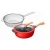 Import MB-1611 IH multipurpose pan set red 24cm frying pan cookware from Japan