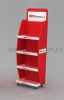 MDF Pet Food  Snacks Bird Food New Products POP Display Stand with Wheels