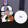 Medallas Medailles award 3d custom antique gold cross country sports unique marathon shenzhen award medals