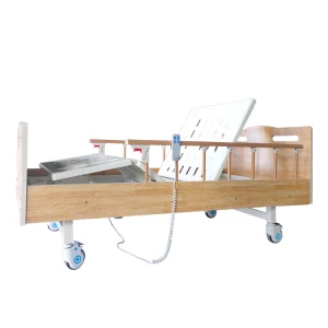 Medical equipment 2 functions electric hospital nursing bed with air mattress