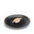Import melamine matte black custom made logo Snacks plate Food plate Round plate 6 inch from China