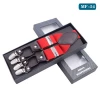 Mens fashion 6 clips suspender nice accessories for shirt high rank belt with elastic  stock factory directly box packing strap