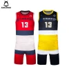Mens Reversible Basketball Uniforms Sports Wear Jersey Training Jersey Set