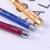 Import Metal Ball Pens Dynamic Liquid Flower Pen Black Ink Pen Refills for Office Rose Gold Desk Supplies from China