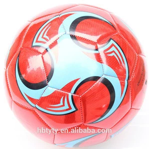 Metal PVC foam football training soccer ball,team sports