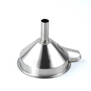 metal stainless steel separating funnel With hook kitchen funnel