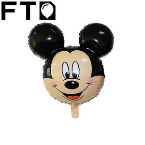 Mickey mouse head toy children disny land theme party decoration aluminium balon foil balloon