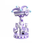 mini kiddie rides carousel for sale game amusement coin operated game machine merry go round