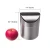 Import Mini Trash Can 1.5L  Stainless Steel Waste Bin Car Garbage Can Desktop Trash Can With Swing Lid from China