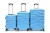 Import Modern ABS Hard Shell Luggage Set 20 24 28 Waterproof Carry On Suitcase 3pcs Set Lightweight Rolling Luggage from China