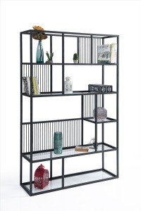 Modern, Black, Bookcase, bookshelf, Stainless Steel,  High Quality, Best Price