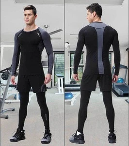 Modern Fantasy Mens Essential Track Suit Running Jogging sport wear 3 pcs  Sweat Suit Big size