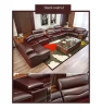 Modern l shape couch  sofa factory corner sofa set designs furniture living room set  leather corner  sofa